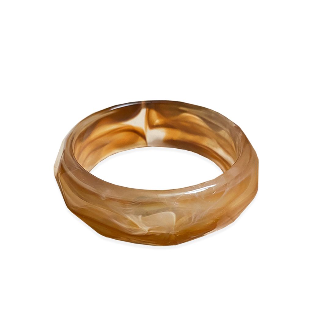 123_OASIS｜暈染｜幾何｜壓克力｜寬版｜手環