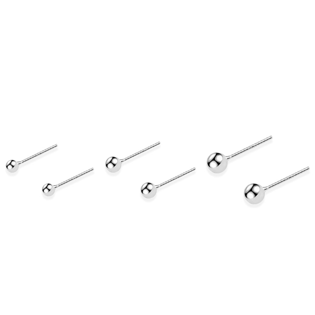 136+137_DRIFT｜925純銀｜迷你｜圓球｜耳環-銀