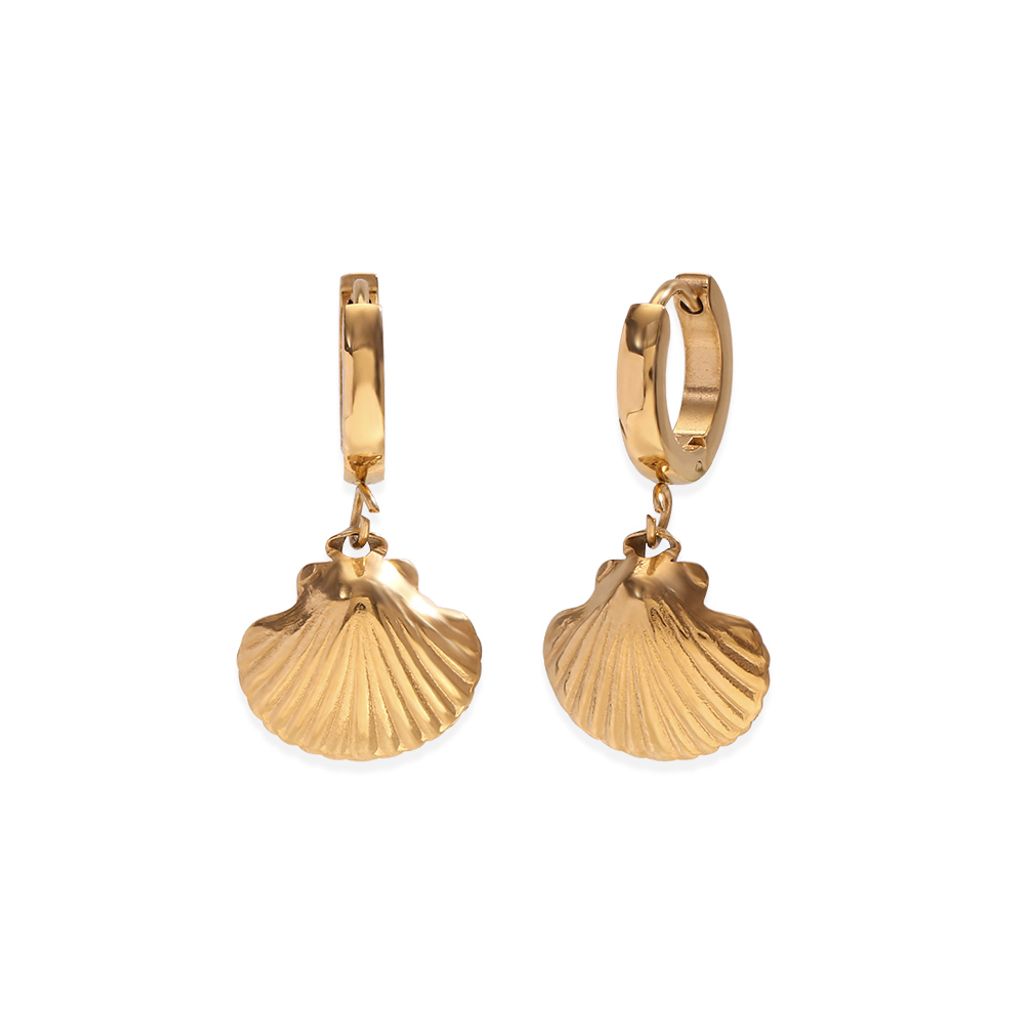 17_HORIZON｜海星｜貝殼｜垂墜｜耳環-貝殼02