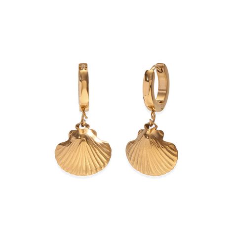 17_HORIZON｜海星｜貝殼｜垂墜｜耳環-貝殼02