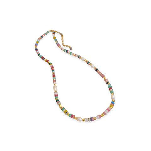 169_MIRAGE｜淡水珍珠｜彩色寶石｜鎖骨｜項鍊