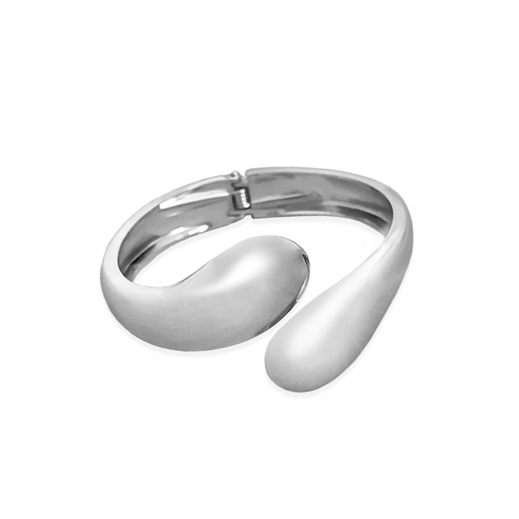 171_RADIANT｜幾何｜寬版｜水滴｜手環-銀