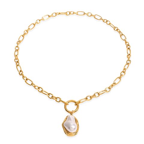 10_珍珠吊墜項鍊N0040