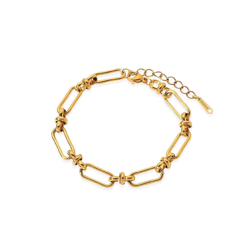 20_不規則迴紋針手鍊B0027