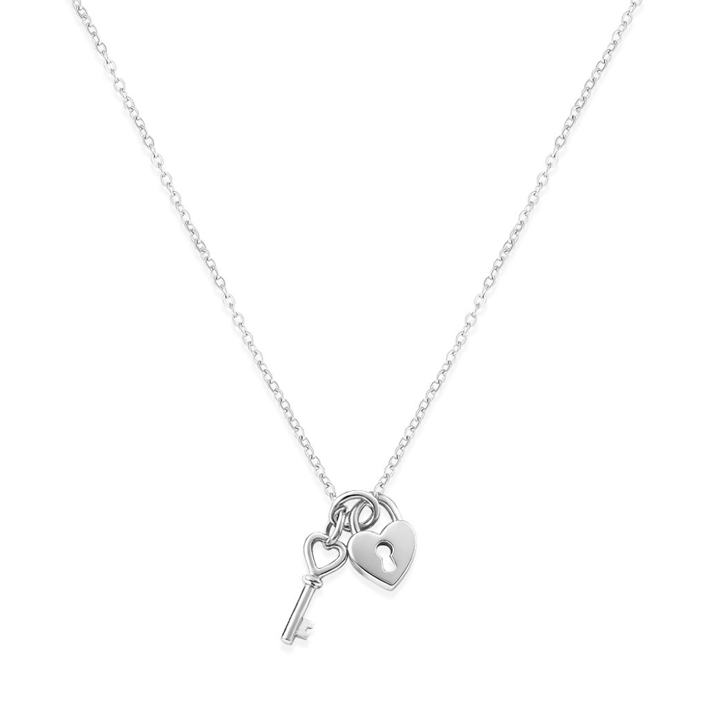22_SEREIN｜925純銀｜法式｜key to heart｜鎖骨鍊N0043