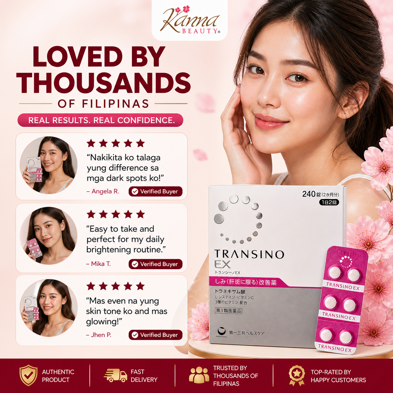 Transino II 240tablets 60days Whitening supplement for Melasma (4)