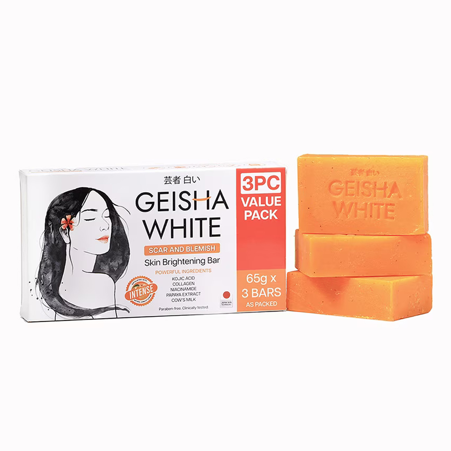 NF Geisha White Scar and Blemishes