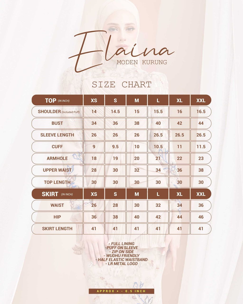 SIZING ELAINA-01