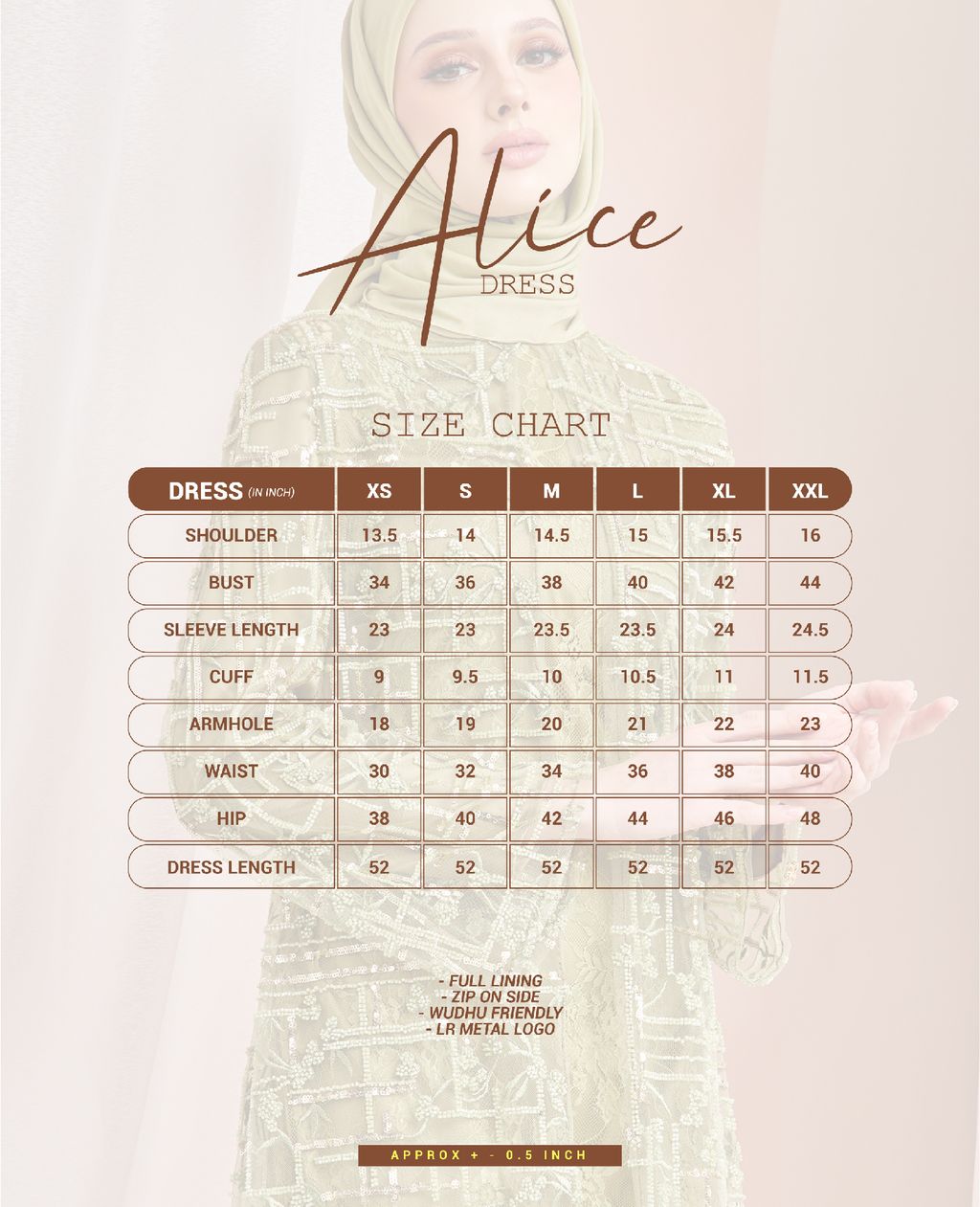 size alice