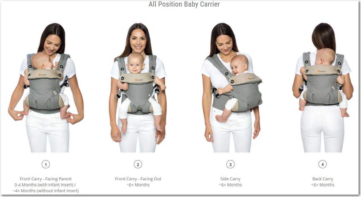 ergo carrier infant insert