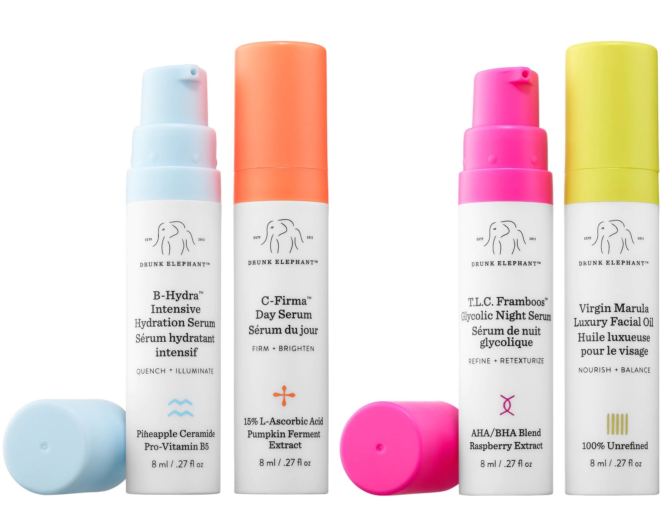 Drunk Elephant Rise + Glow & NightBright Duo Beautyspot