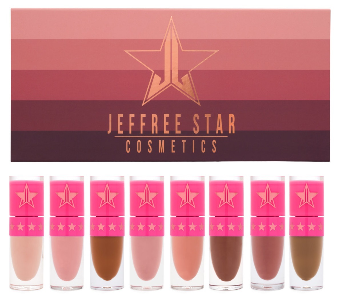 Jeffree Star The Mini Velour Liquid Lipsticks Nudes Volume Two Beautyspot Malaysias Health