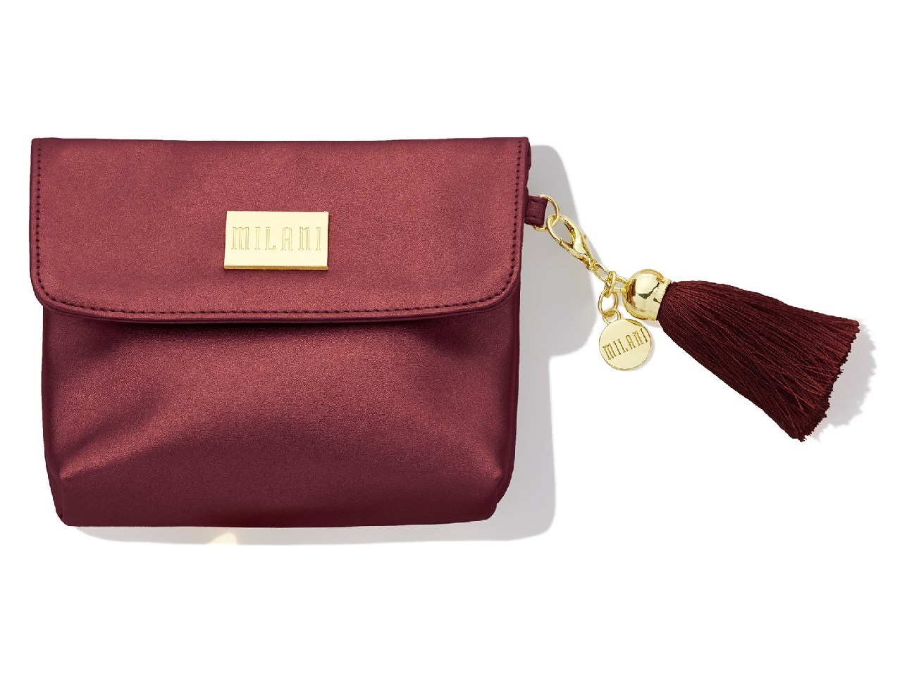 Milani Vegan Leather Cosmetic Bag with Tassel (Choose Your Color