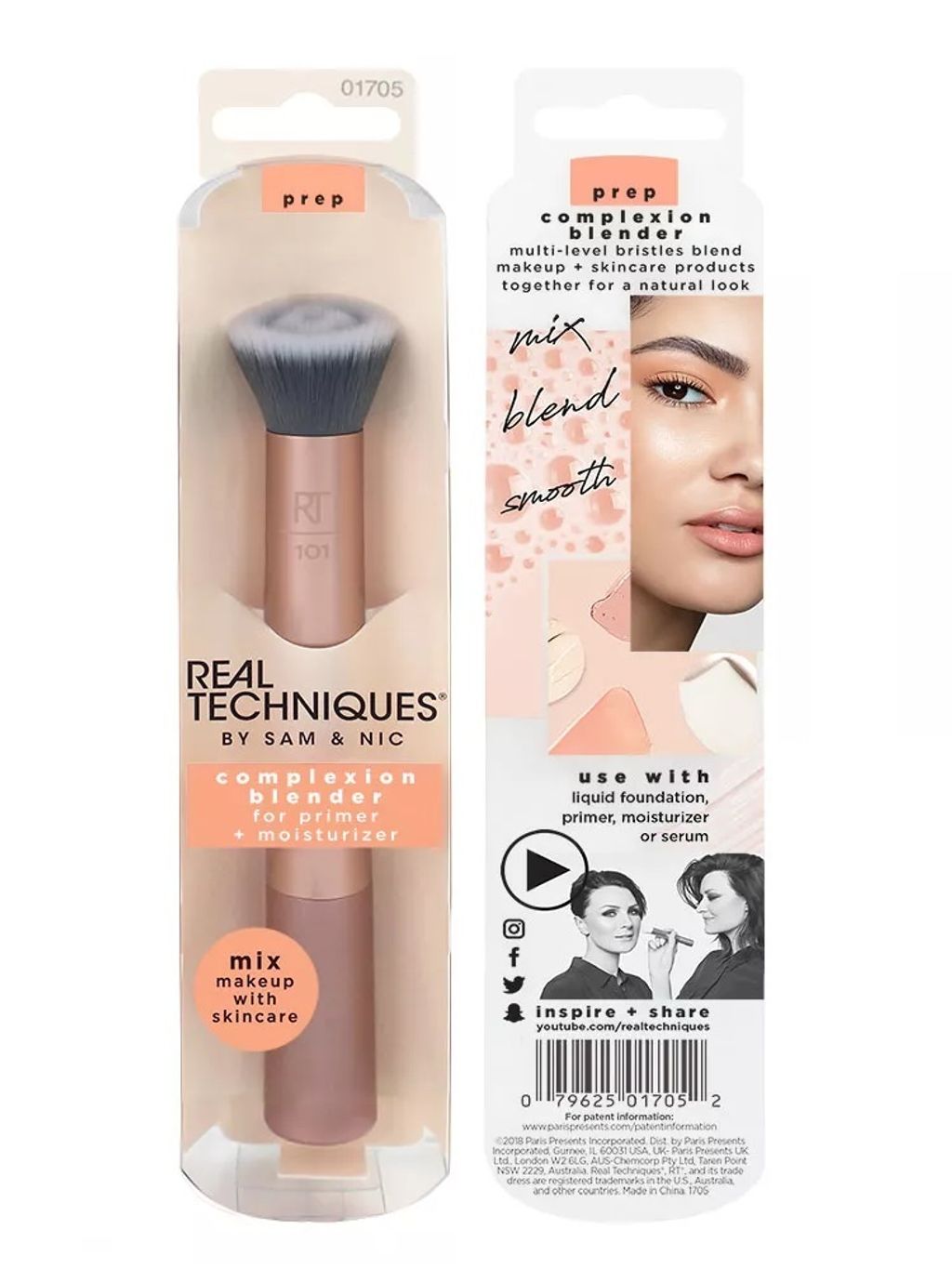 Real Techniques Prep Complexion Blender Brush – Beautyspot | Malaysia's  Health & Beauty Online Store