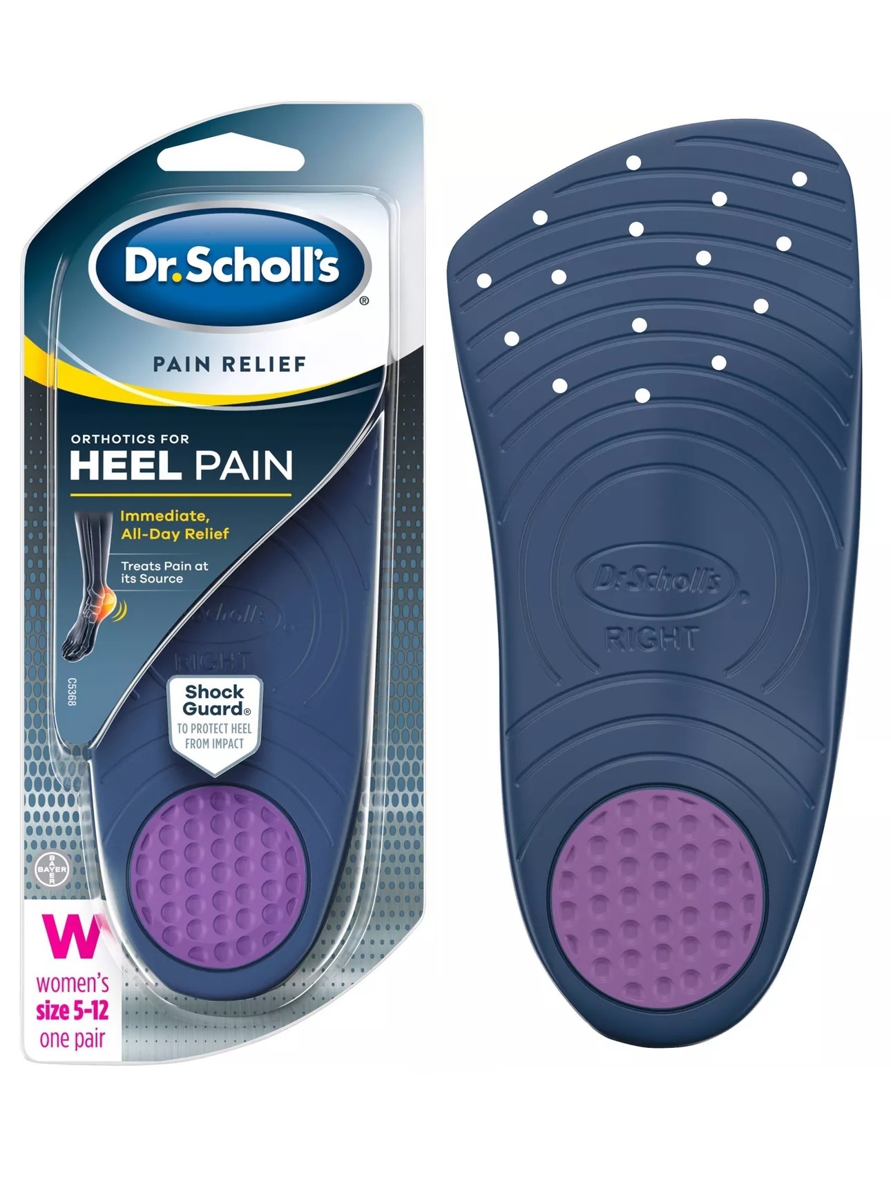 Dr. Scholl’s® Pain Relief Orthotics For Heel Pain (Choose Your Size ...