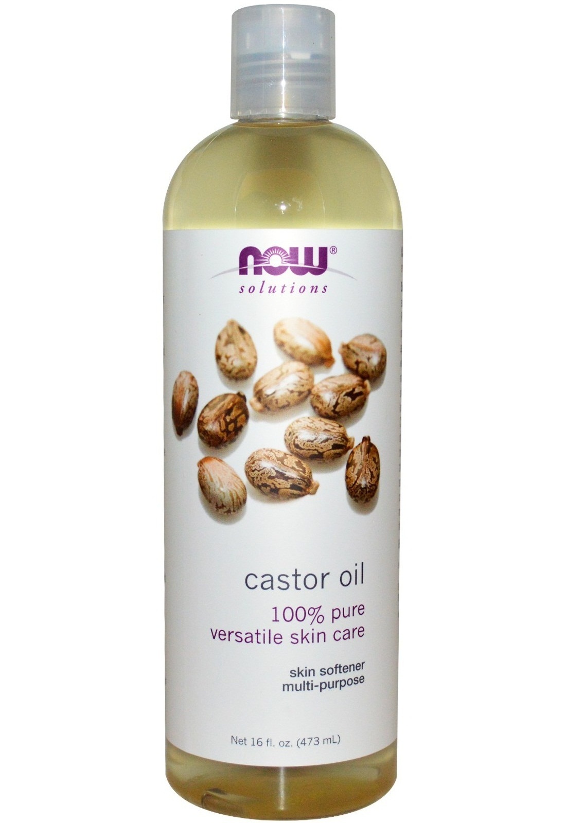 Now Foods Solutions - Castor Oil 16 oz – Beautyspot | Malaysia's Health ...