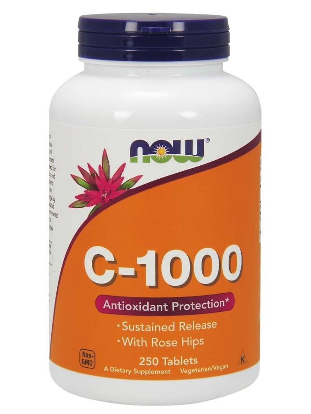 NOW Foods Vitamin C-1000 Sustained Release with Rose Hips - 250 Tablets.jpg