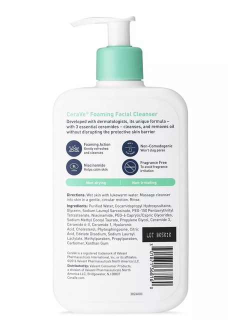 CeraVe Foaming Facial Cleanser - for Normal to Oily Skin, 16 oz (473 ml).jpg