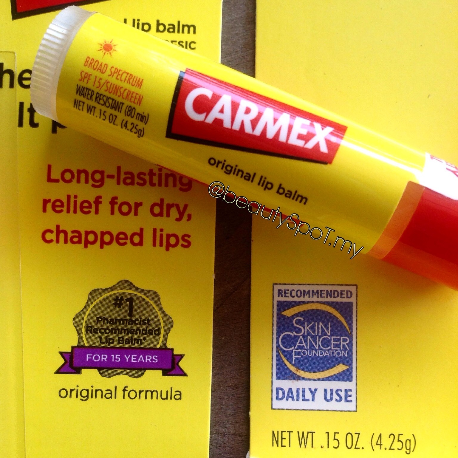 Carmex® Classic Lip Balm SPF15 Original Stick Beautyspot Malaysia