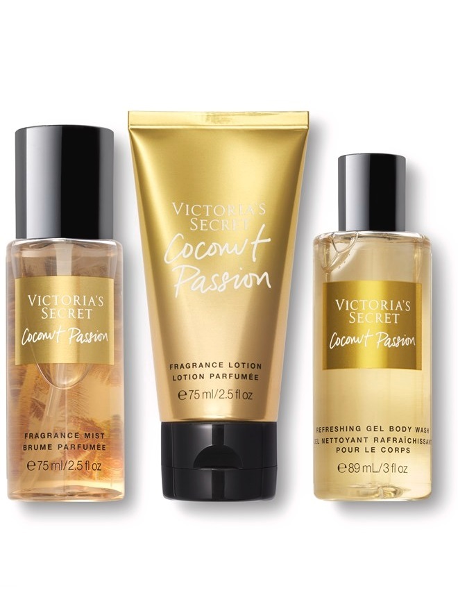 Victoria's Secret Scent Lover Mini Trio Gift Set - Coconut Passion