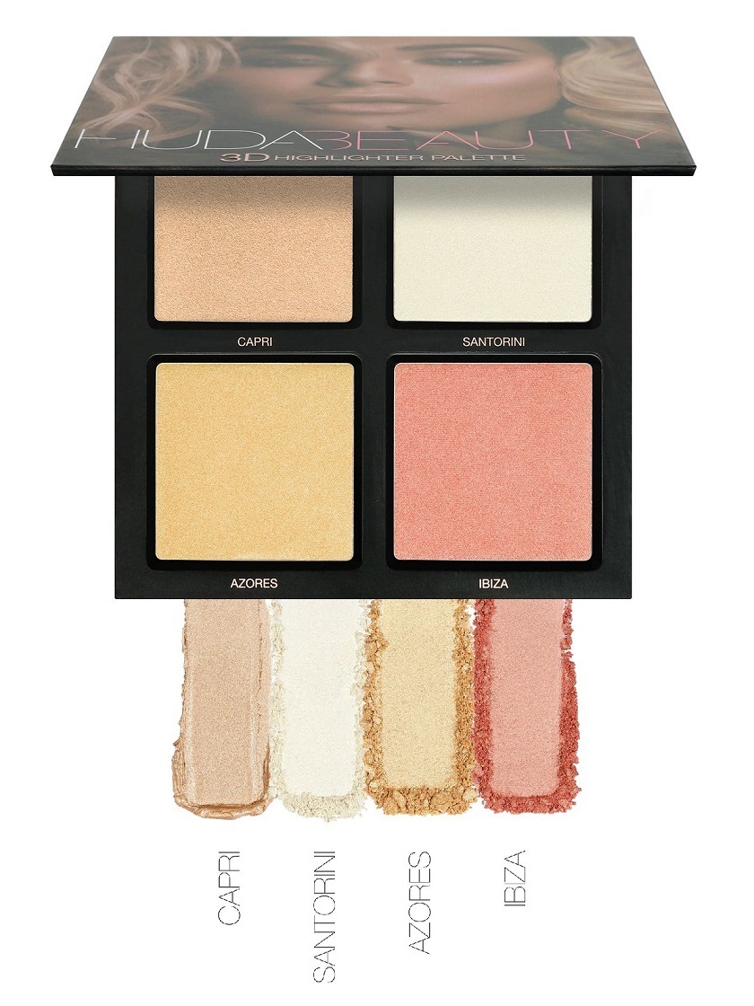 HUDA BEAUTY Highlighter Palette - The Pink Sand Palette – Beautyspot | Malaysia's & Beauty Online Store