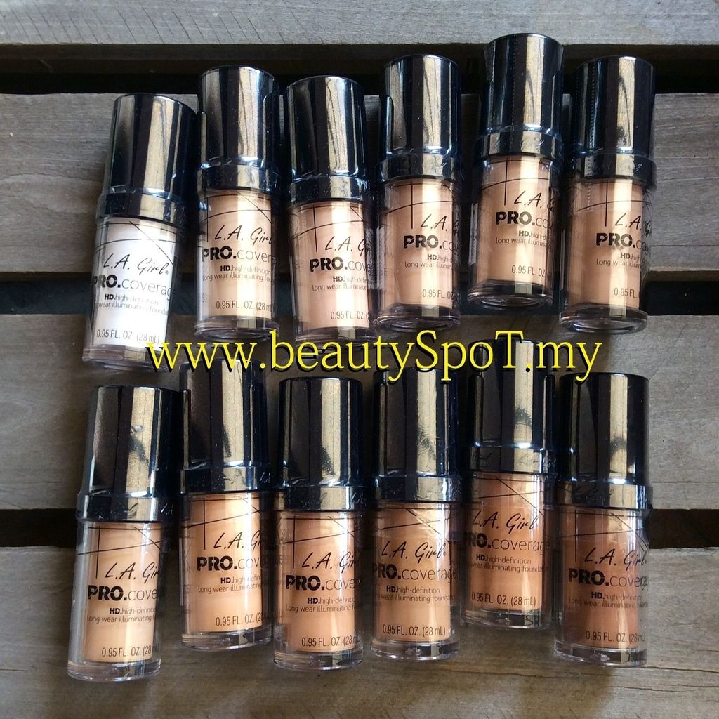 LA Girl PRO Coverage HD Liquid Foundation 