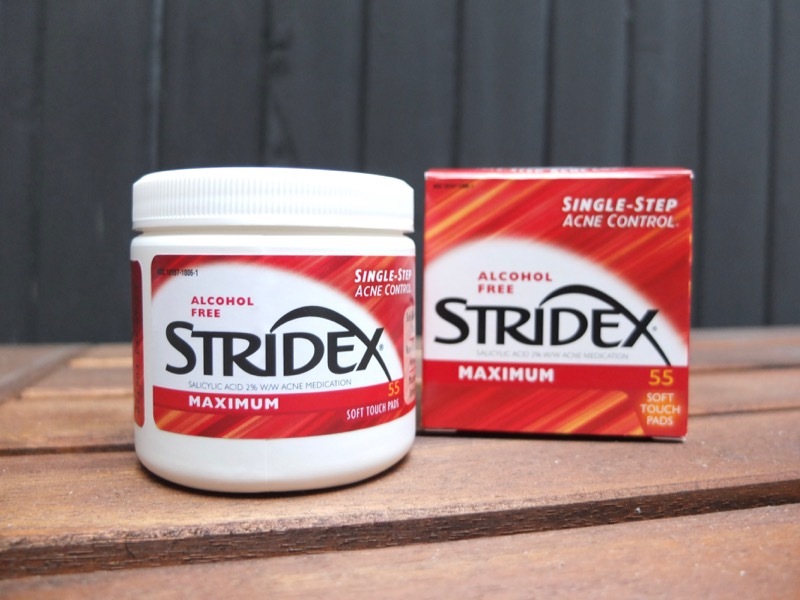 Stridex Acne Control Medicated Pads with Salicylic Acid Maximum 55 Ct