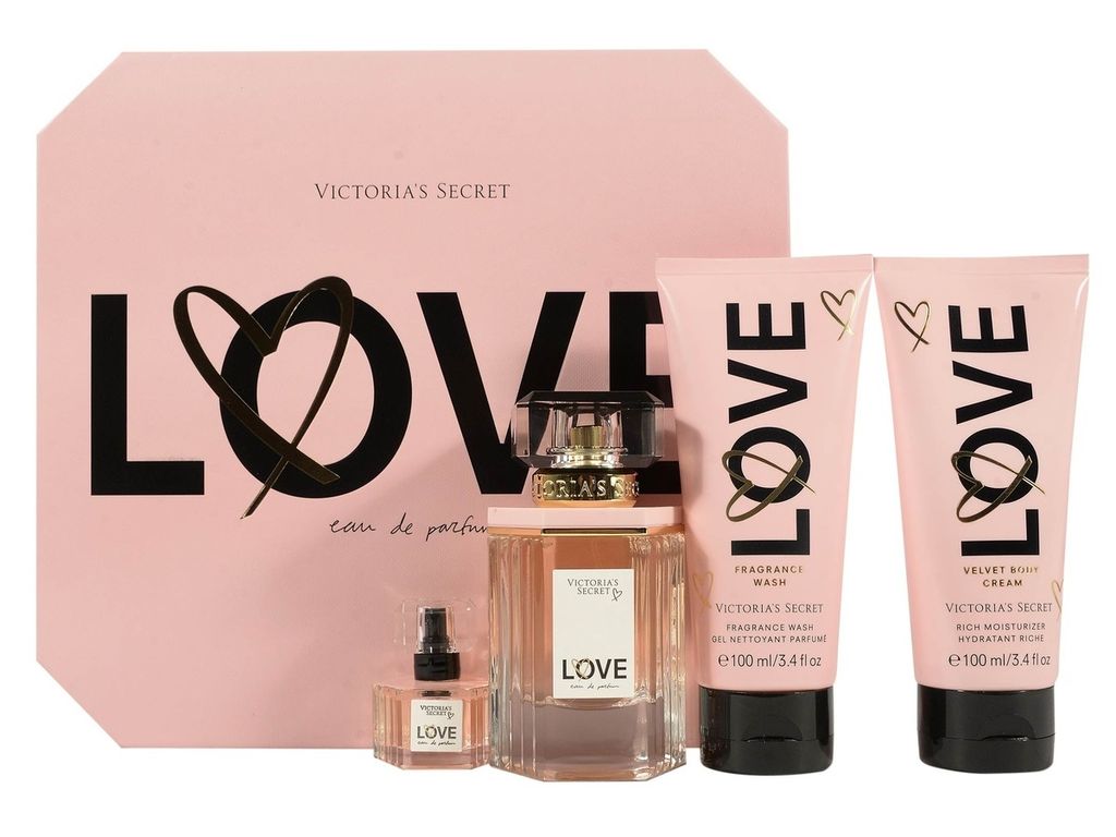 Victoria's Secret Love Medium Fragrance Gift Set – Beautyspot ...