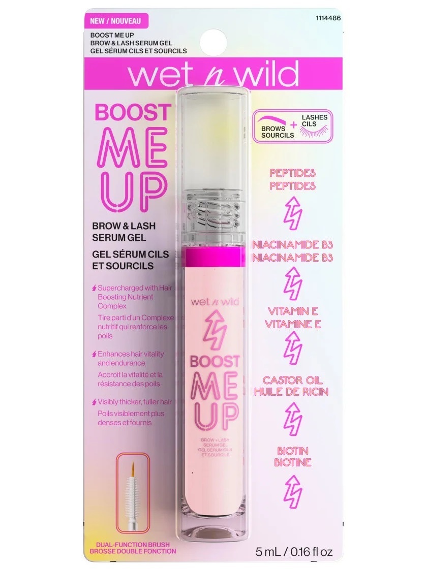 Supercharge your brows and lashes with Boost Me Up Serum 
