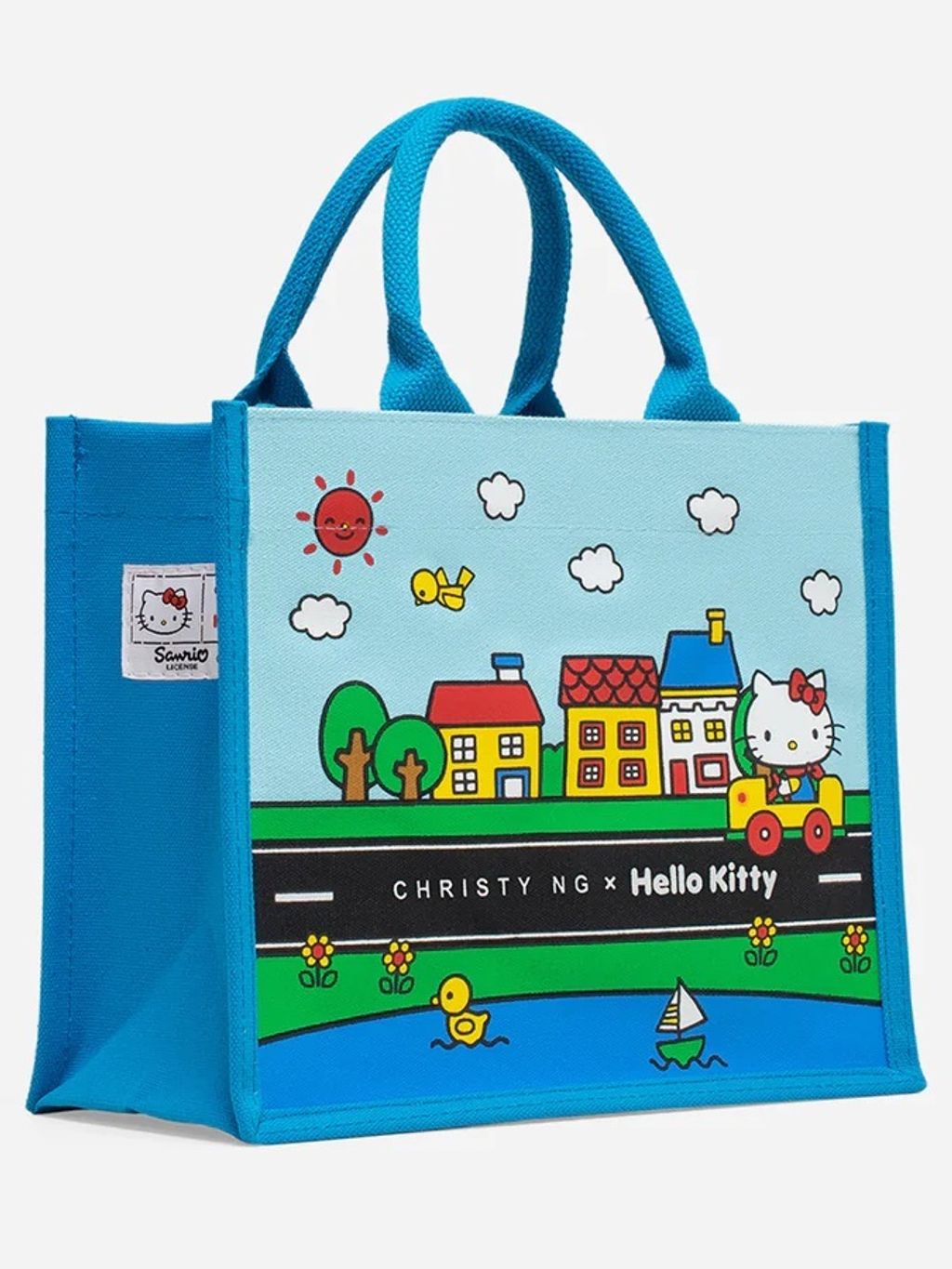 トートバッグ CHRISTY NG HELLO KITTY TOWN GROCERY TOTE Christy Ng x HELLO KITTY Town Mini Grocery Tote – Beautyspot