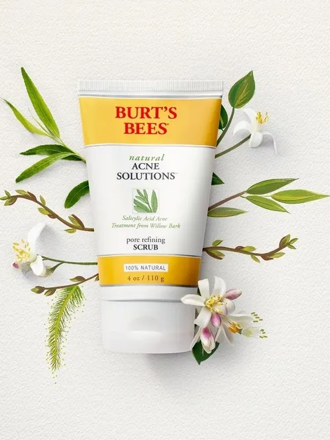 Burt's Bees Natural Acne Solutions Pore Refining Scrub - 4 oz.jpg
