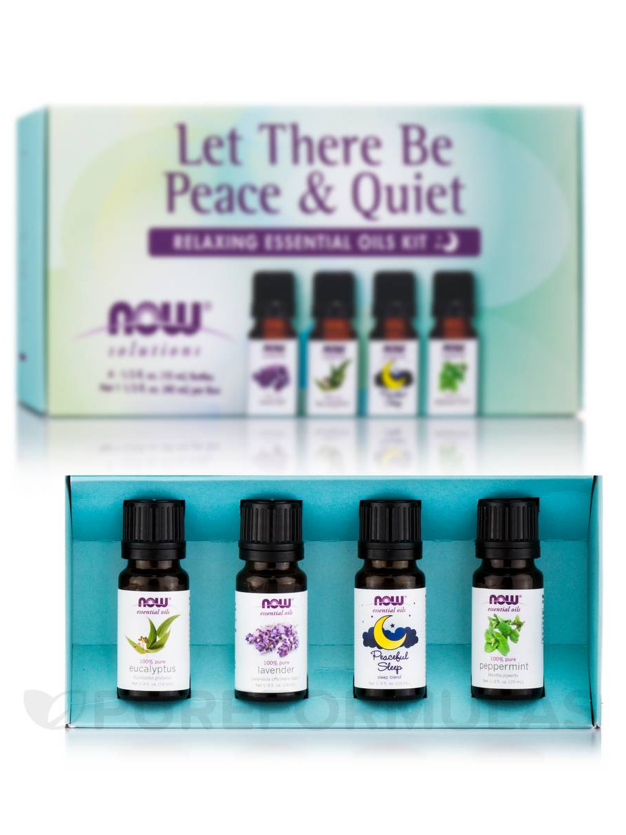 Let There Be Peace and Quiet Essential Oil Kit, NOW Foods