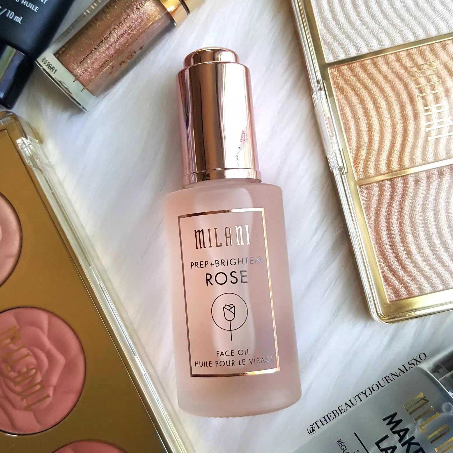 Milani Prep + Brighten Rose Face Oil Beautyspot Malaysia's Health