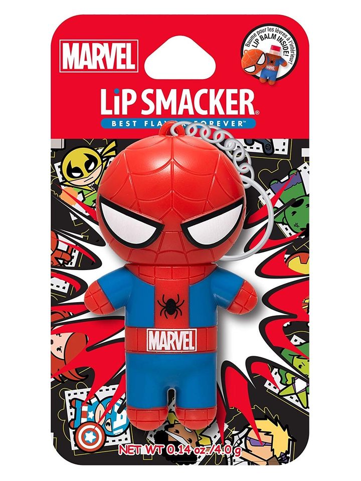 Lip Smacker Marvel Super Hero Lip Balm with Keychain - Spiderman Amazing Pomegrante.jpg