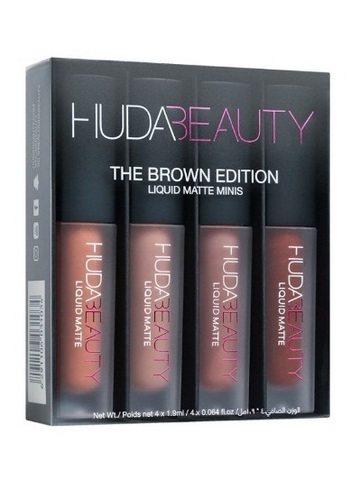HUDA BEAUTY Liquid Matte Minis – Brown Edition – Beautyspot | Malaysia ...