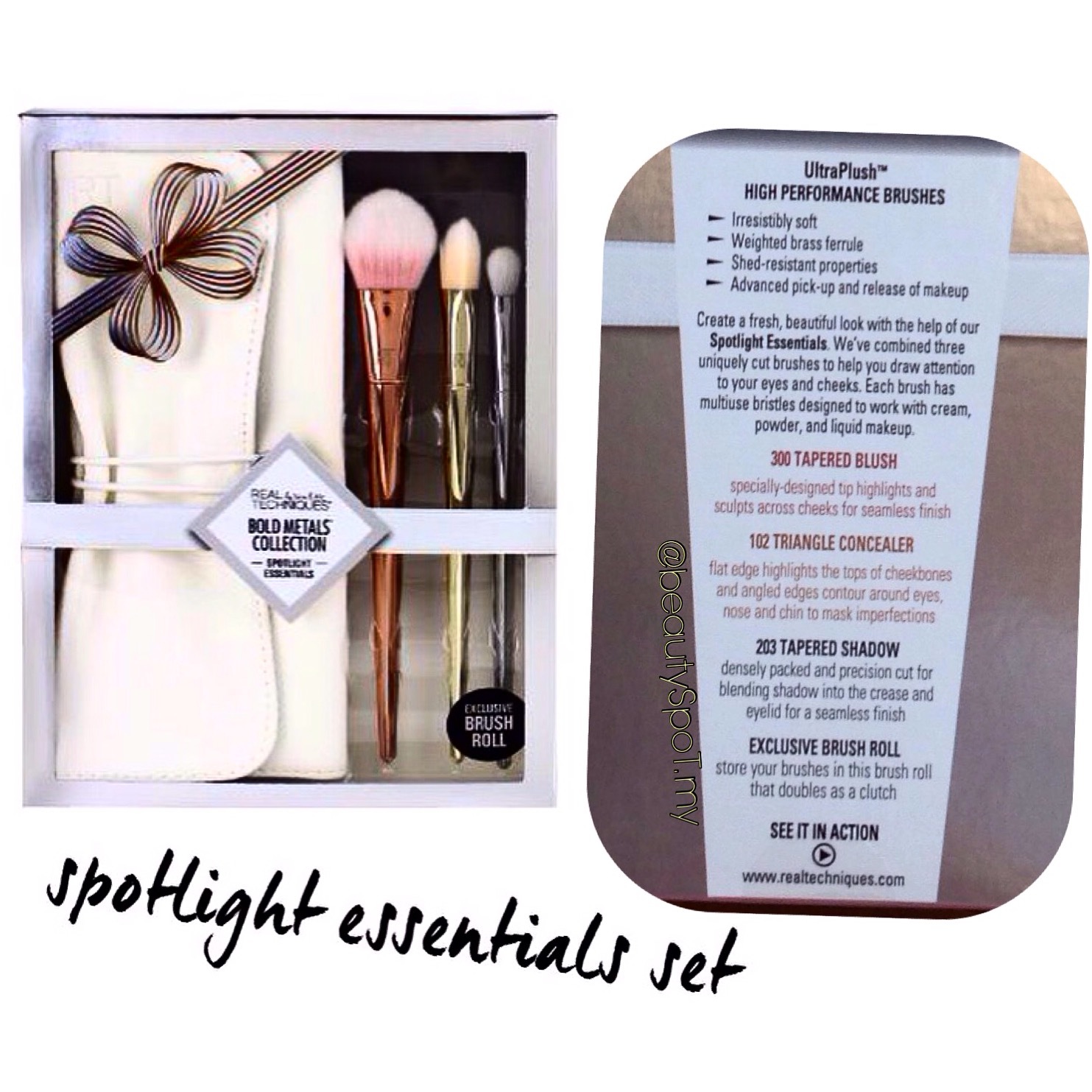 Real Techniques Bold Metals Spotlight Essential Set Beautyspot