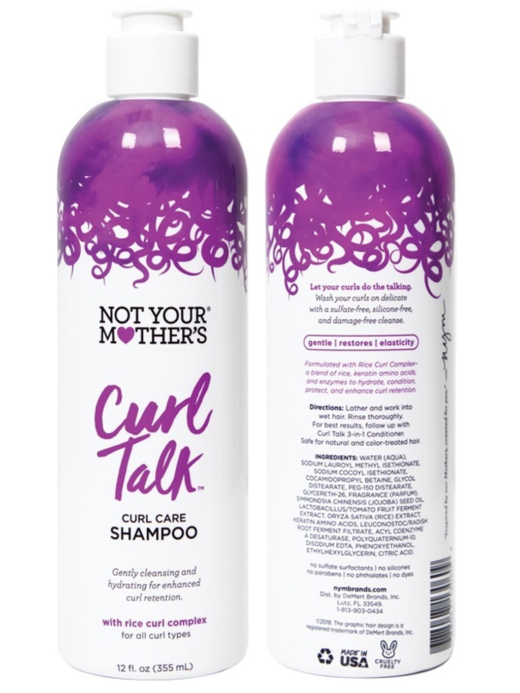 Not Your Mother's Curl Talk™ Curl Care Shampoo - 12 oz – Beautyspot |  Malaysia's Health & Beauty Online Store
