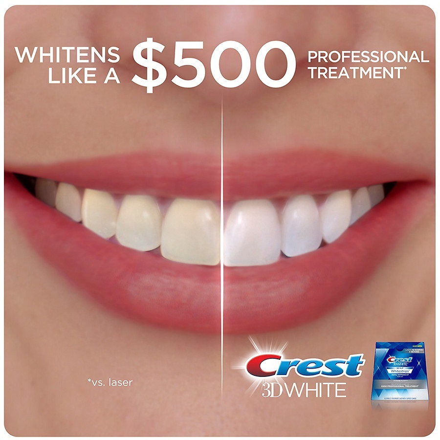 Crest 3D White Supreme FlexFit No Slip Whitestrips Teeth Whitening