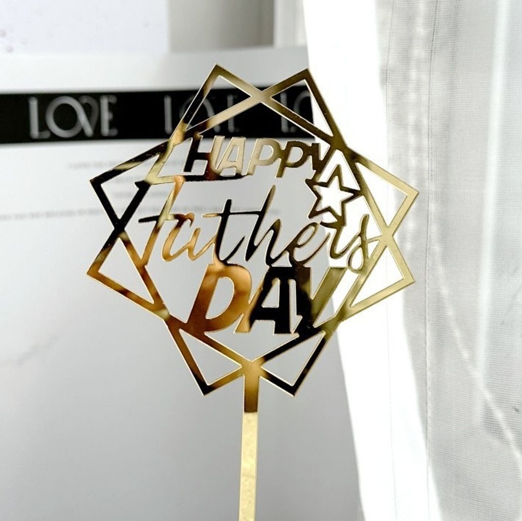 Topper_Father's Day Gold Star