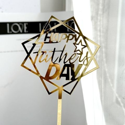 Topper_Father's Day Gold Star