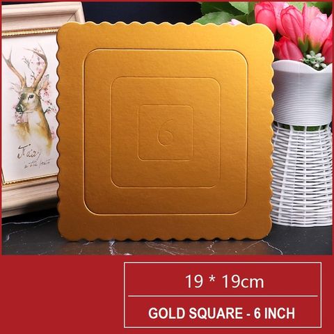 Cake Board_Gold Square 6