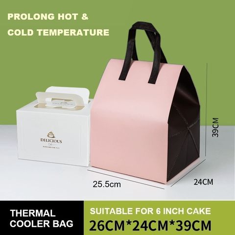 Cooler Bag_6 inch Pink