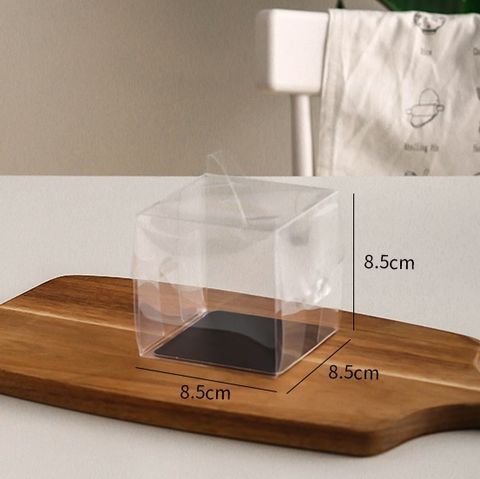 Transparent Cake Box_2 Black