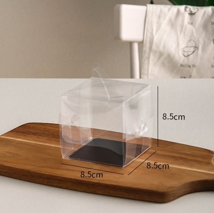 Transparent Cake Box_2 Black