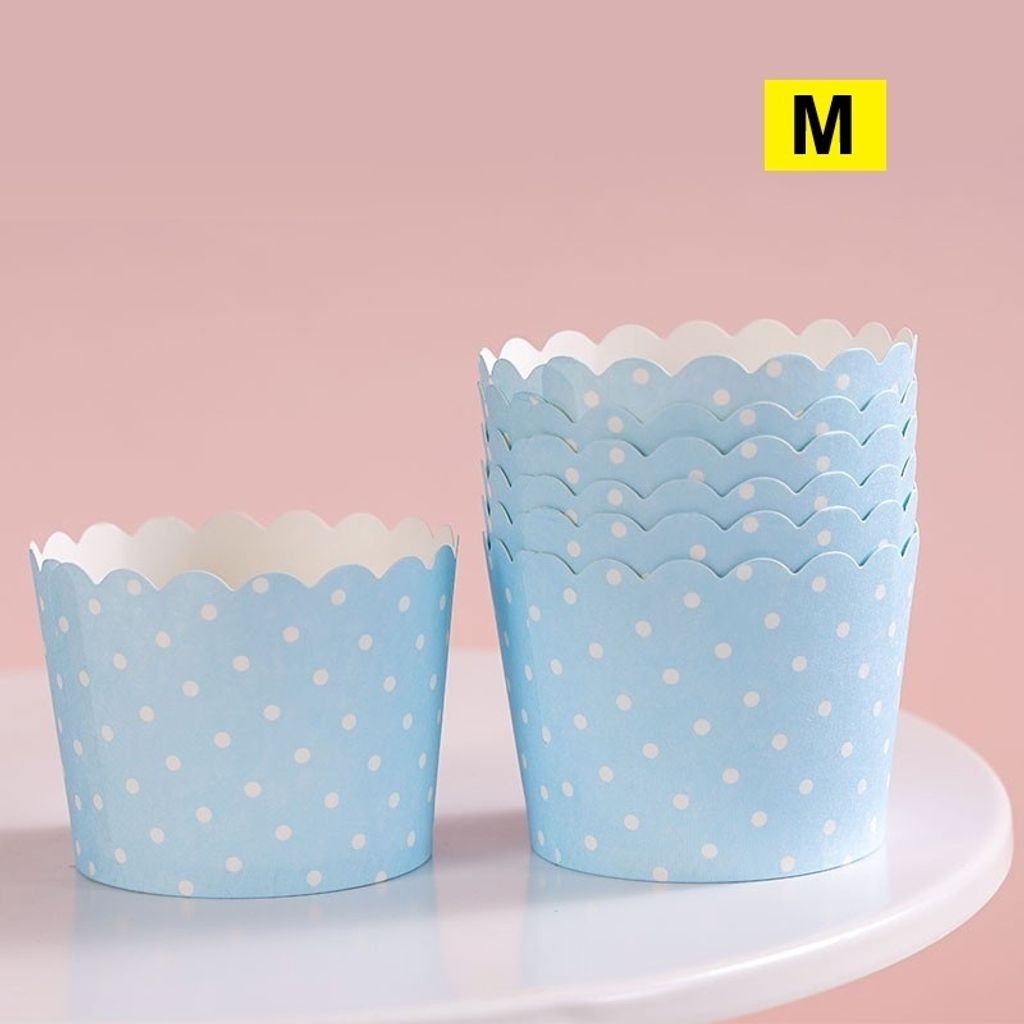Cupcake_M_Blue Dots