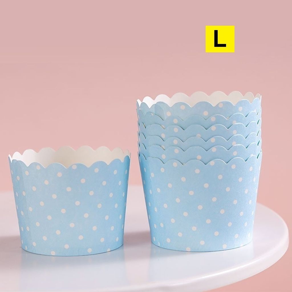 Cupcake_L_Blue Dots