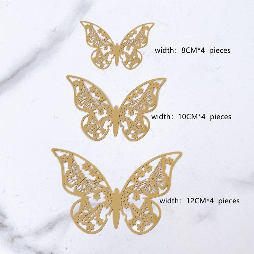 Topper_Butterfly Gold A