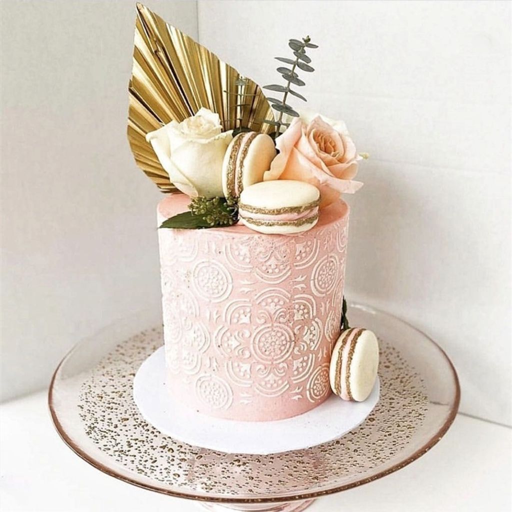 3D Leaf Gold Deco
