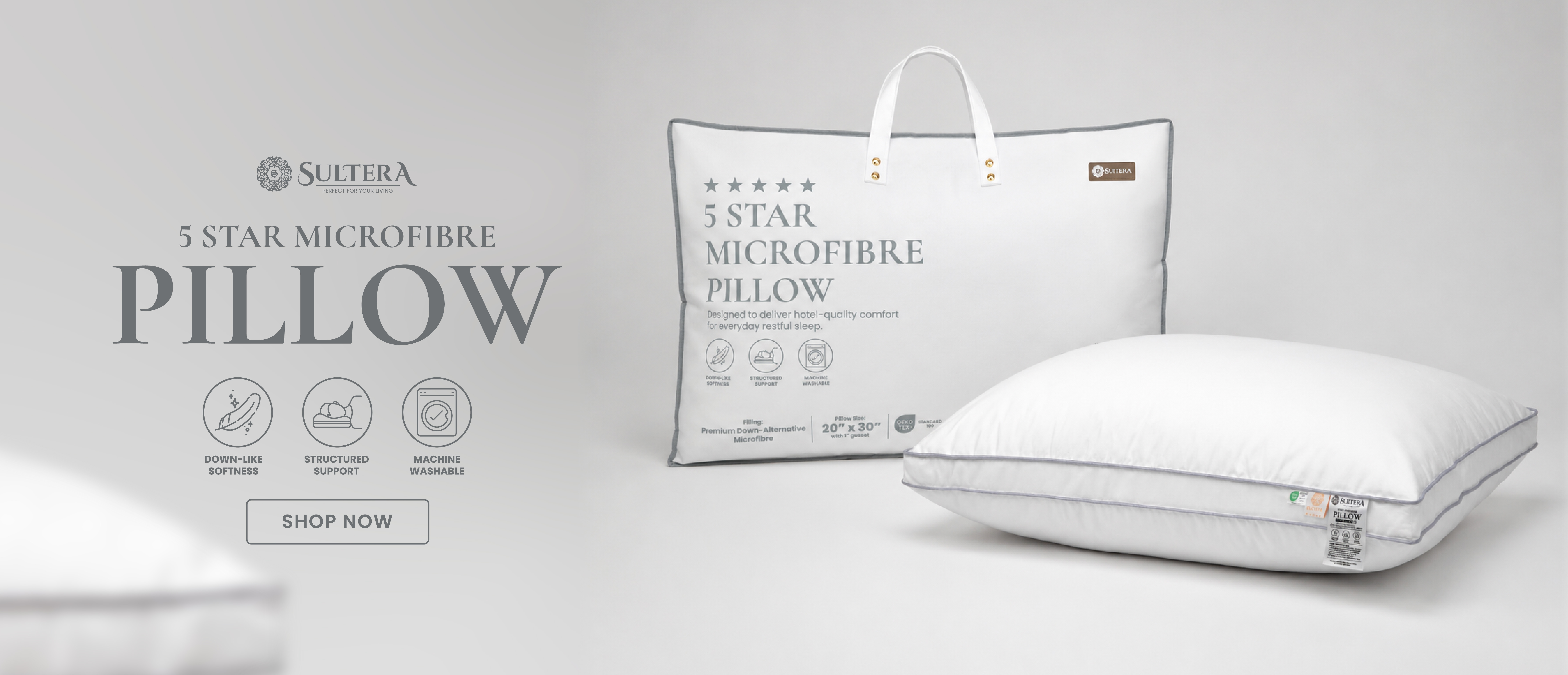 5 Star Microfibre Pillow | Sultera