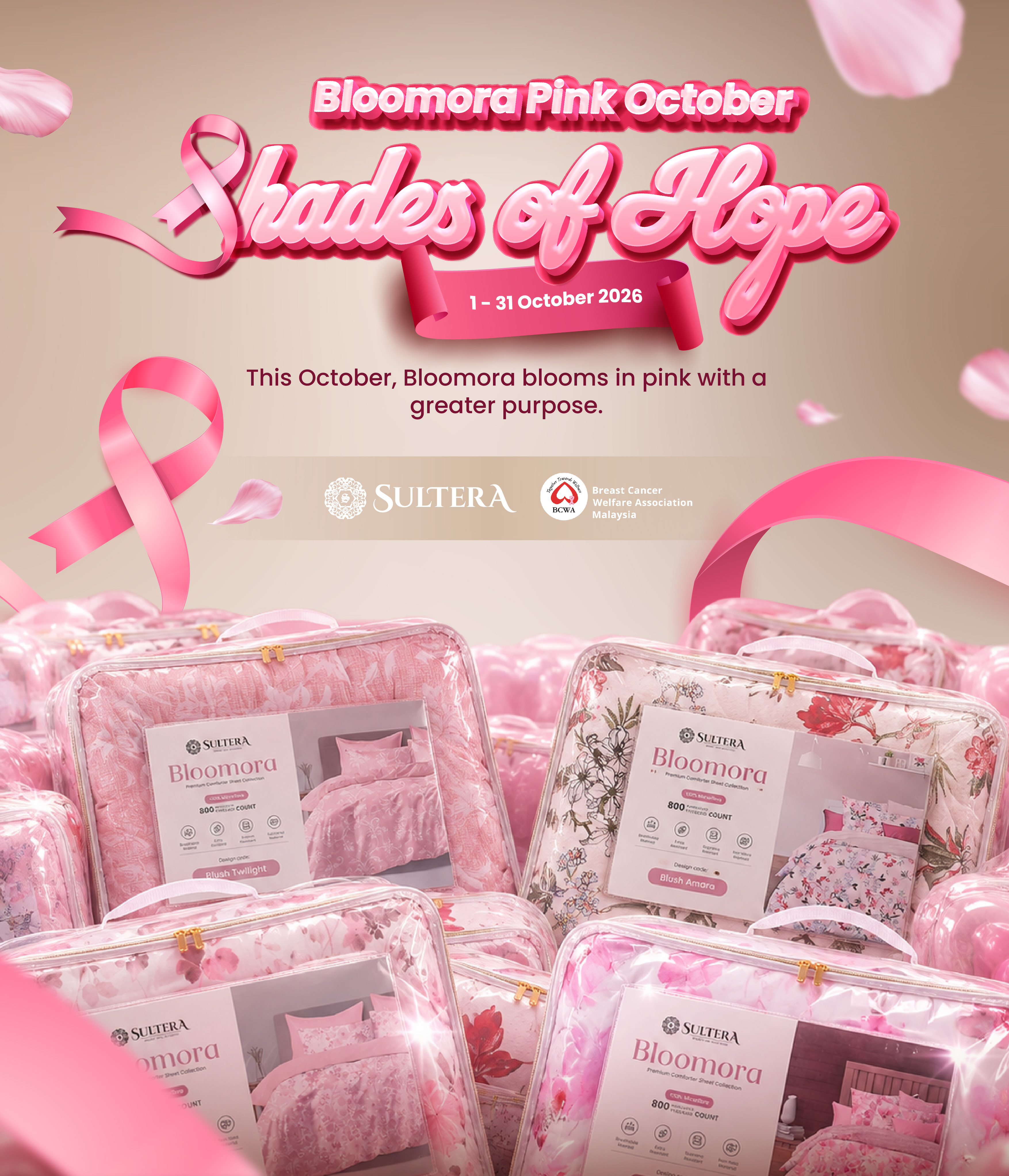 Sultera x Breast Cancer Welfare Association Malaysia | Sultera